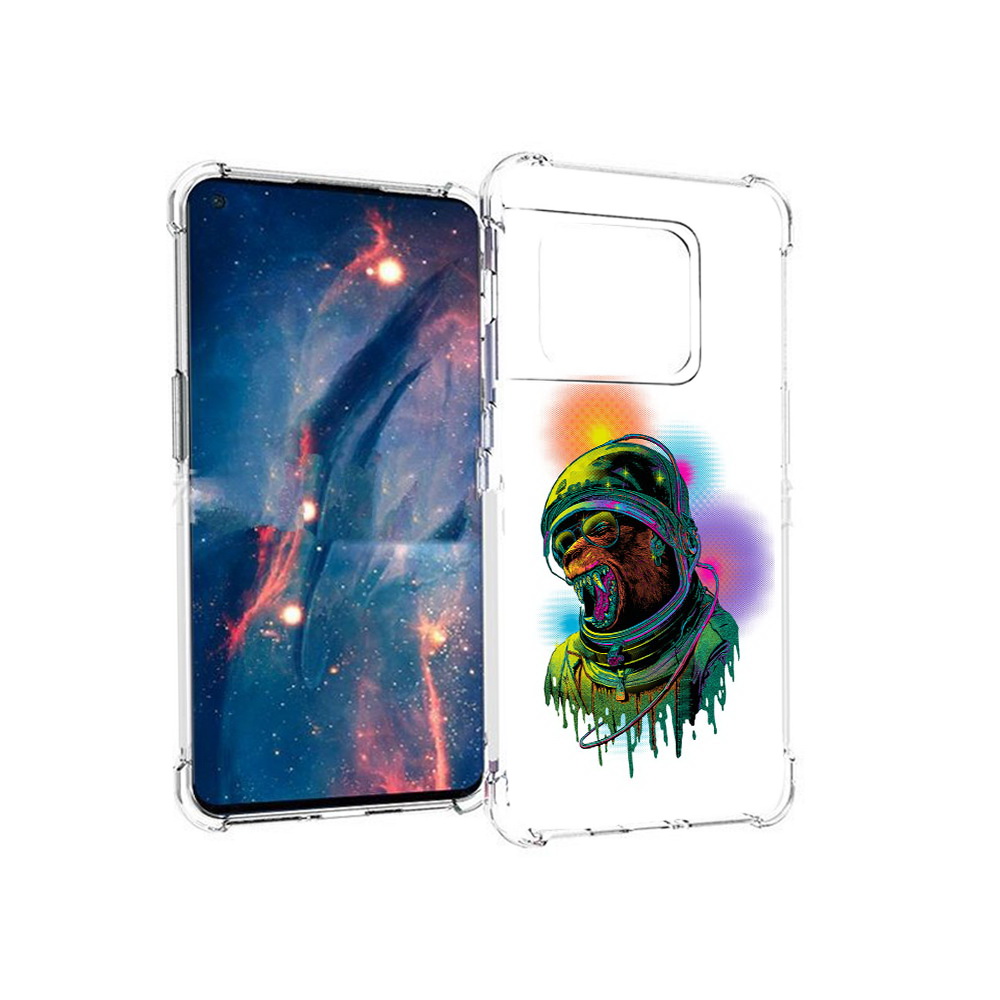 

Чехол MyPads Tocco для OnePlus 10 Pro медведь космонавт (PT224239.133.466), Прозрачный, Tocco