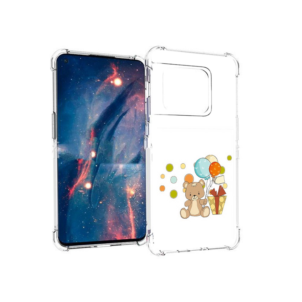 

Чехол MyPads Tocco для OnePlus 10 Pro медвеженок с подарком (PT224239.133.470), Прозрачный, Tocco