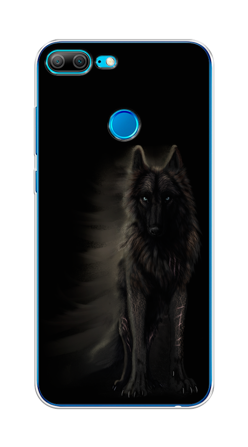 

Чехол на Honor 9 Lite "Туманный волк", Черный, 64250-1