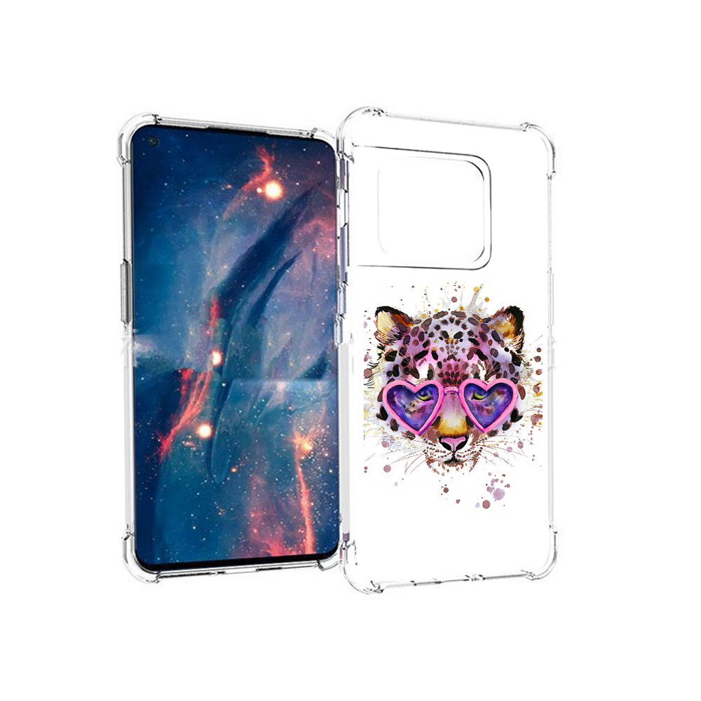 

Чехол MyPads Tocco для OnePlus 10 Pro модный леопард (PT224239.133.480), Прозрачный, Tocco