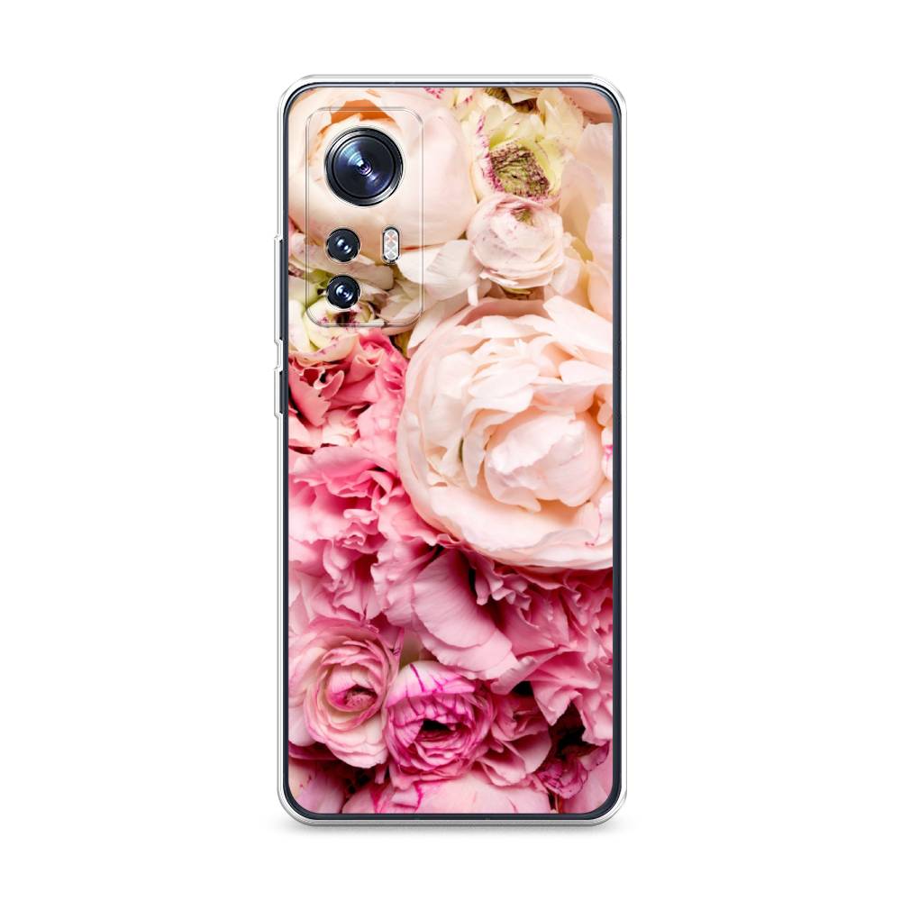 

Чехол Awog на Xiaomi 12/12X/12S "Пионы яркие", Разноцветный, 312950-8