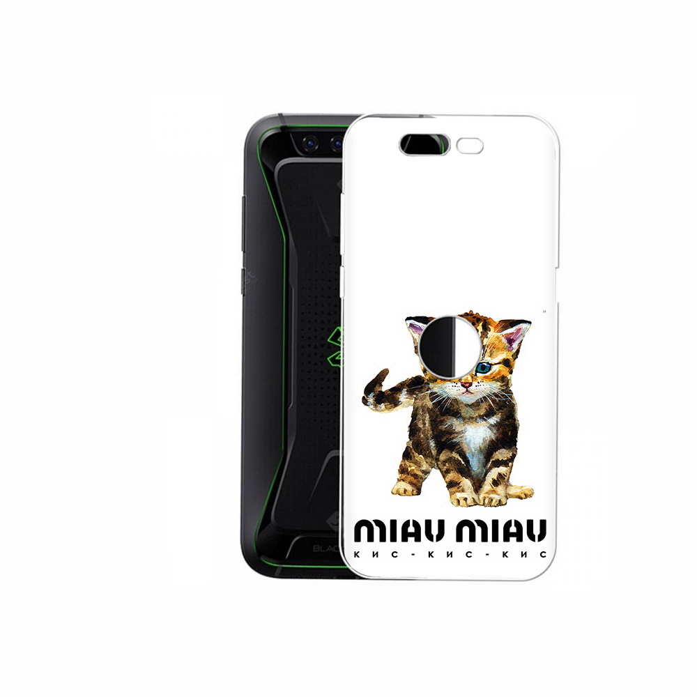 

Чехол MyPads Tocco для Xiaomi Black Shark Бренд miau miau (PT144492.337.34), Прозрачный, Tocco