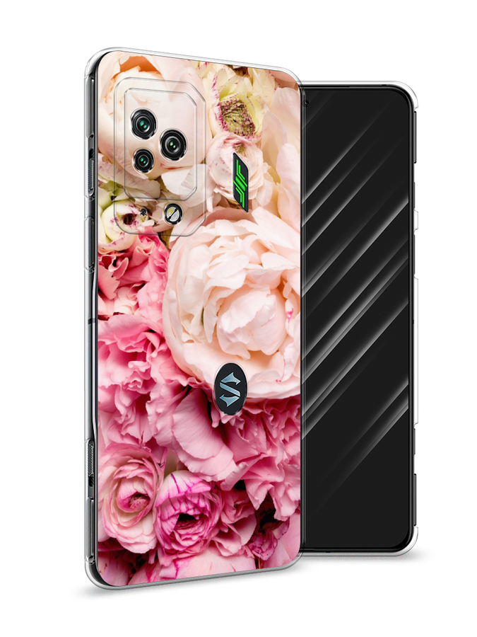 

Чехол Awog на Xiaomi Black Shark 5 Pro "Пионы яркие", Разноцветный, 314150-8