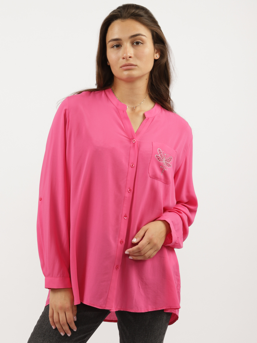 Блуза женская Grandi SQ73494 розовая 46
