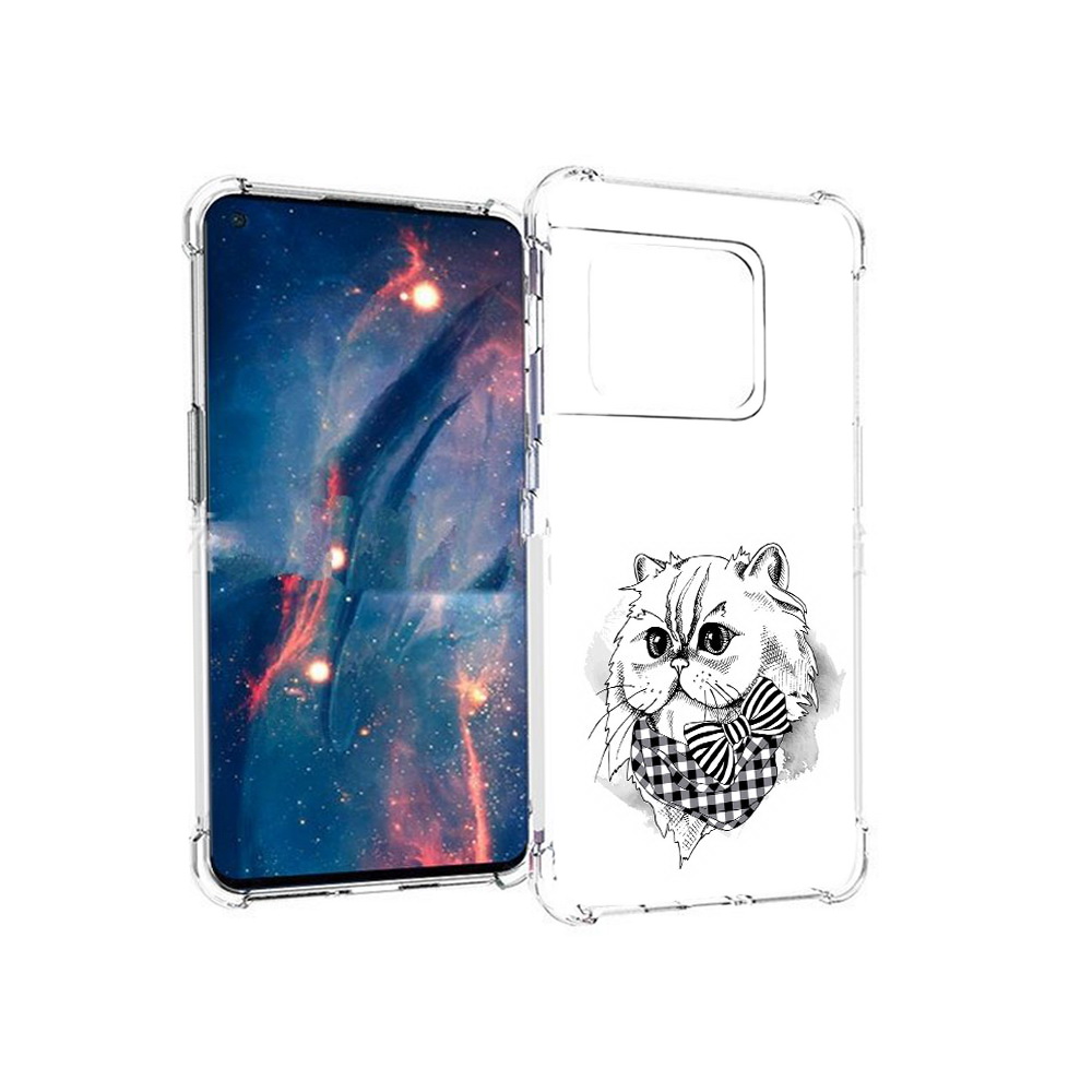 

Чехол MyPads Tocco для OnePlus 10 Pro нарисованная красивая кошечка (PT224239.133.503), Прозрачный, Tocco