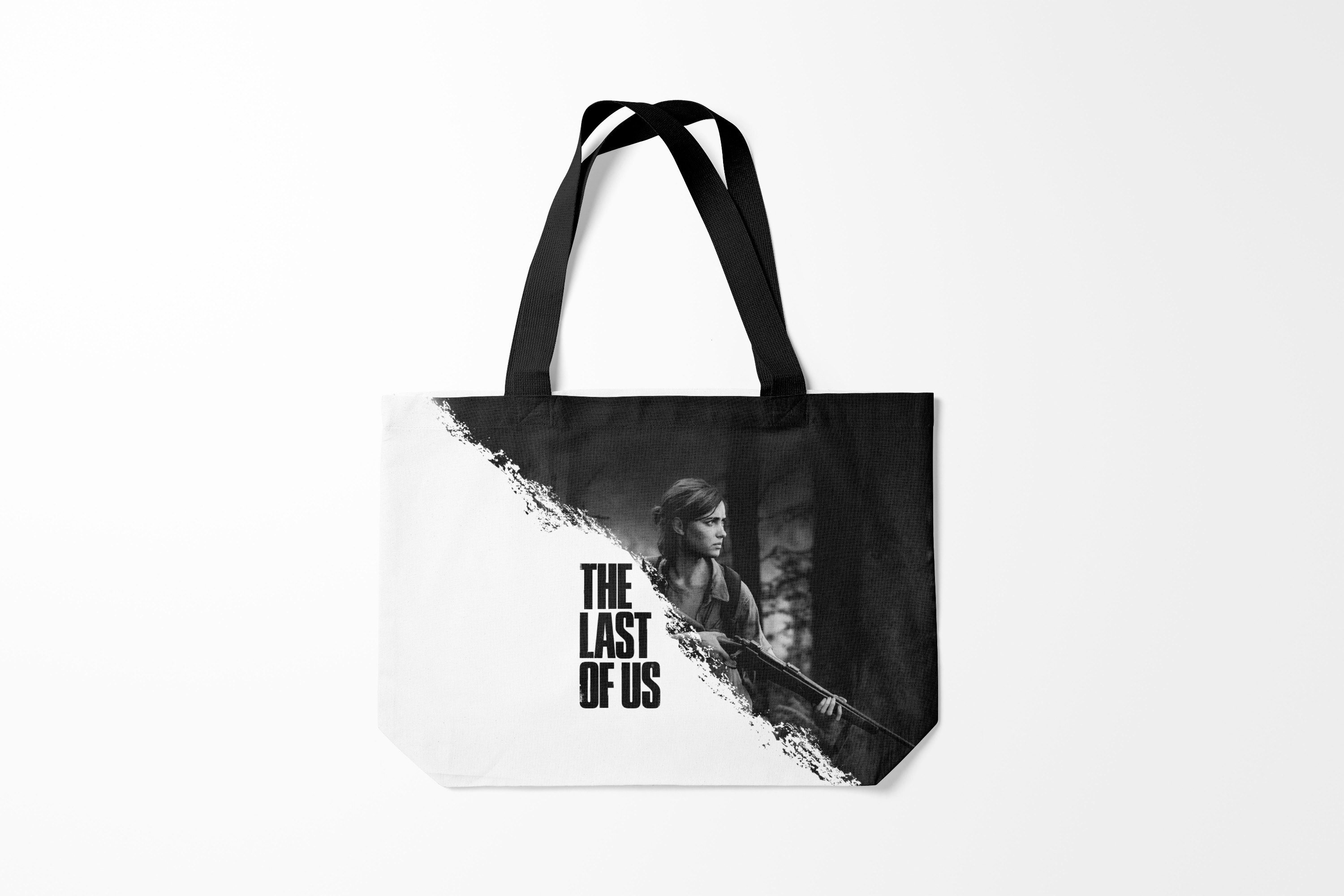 

Сумка шoппер унисекс Burnettie The last of us 2, черный; белый, The last of us 2