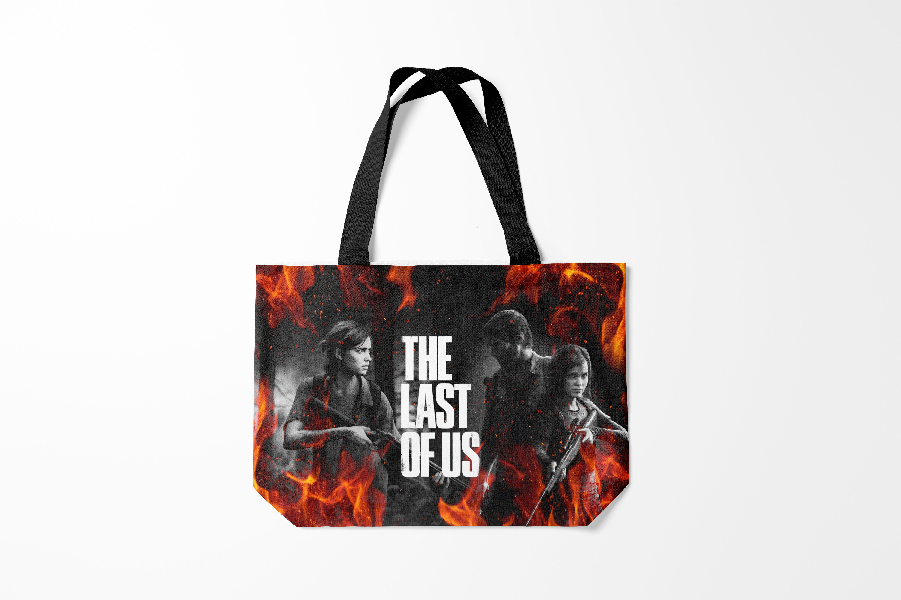 

Сумка шoппер унисекс Burnettie The last of us 2, черный, The last of us 2
