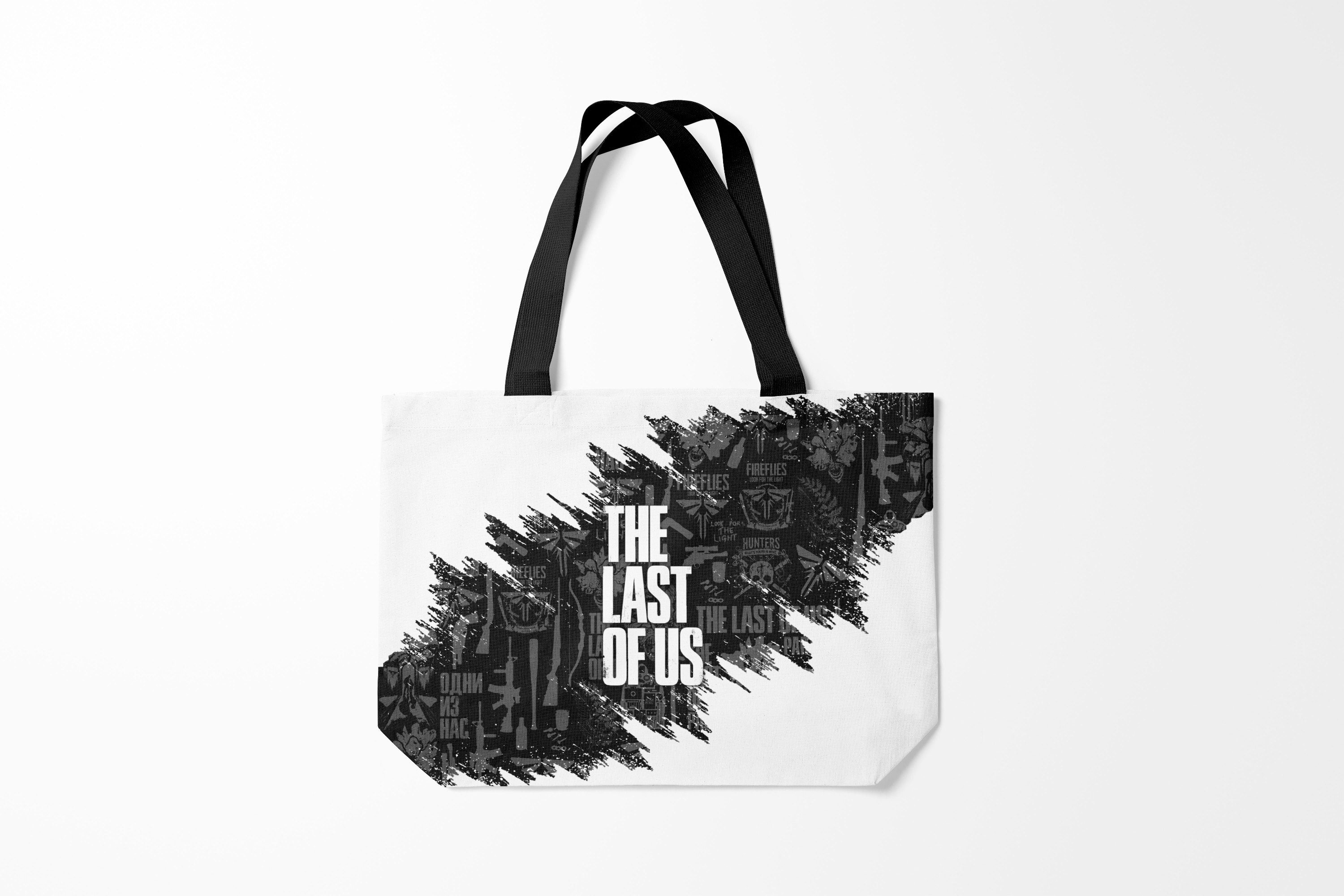 

Сумка шoппер унисекс Burnettie The last of us 2, черный; белый, The last of us 2