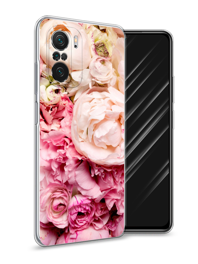 

Чехол Awog на Poco F3/Redmi K40/Mi 11i "Пионы яркие", Разноцветный, 312650-8