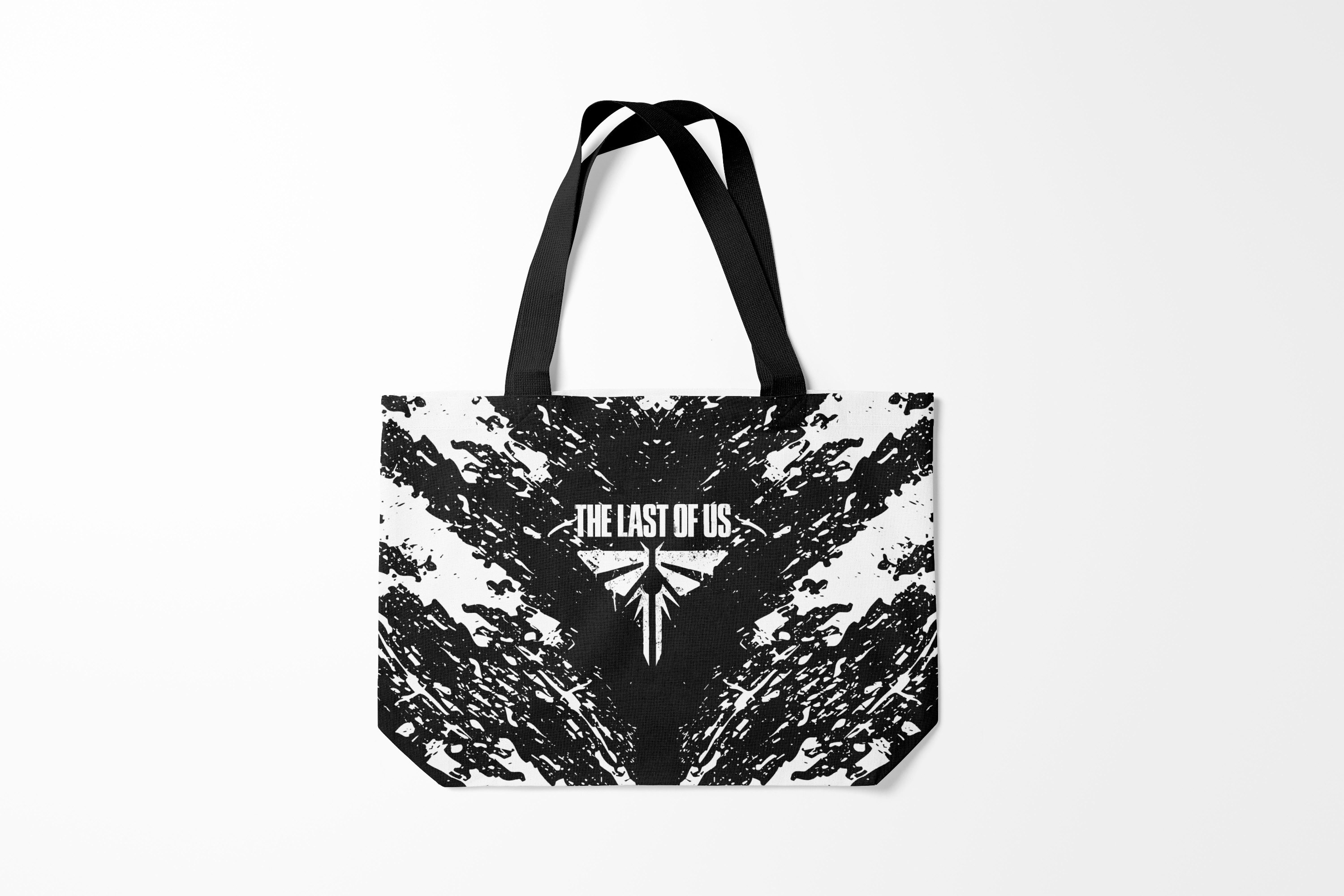 

Сумка шoппер унисекс Burnettie The last of us 2, черный; белый, The last of us 2