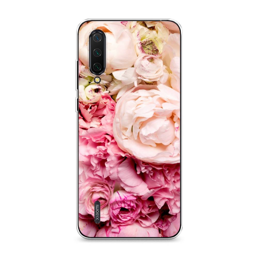 

Чехол Awog на Xiaomi Mi 9 Lite/Mi A3 Lite/Mi CC9 "Пионы яркие", Разноцветный, 36750-8