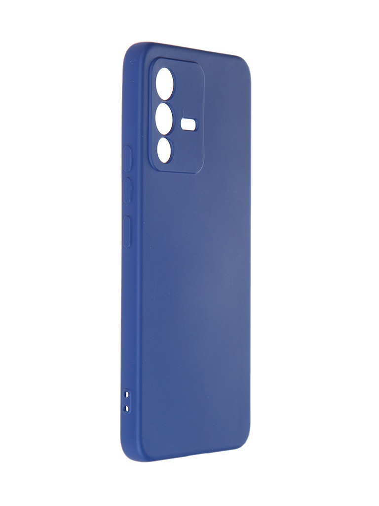 фото Чехол df для vivo v23 silicone с микрофиброй blue voriginal-07 df-group