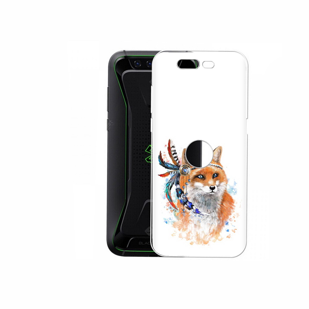 

Чехол MyPads Tocco для Xiaomi Black Shark инду лиса (PT144492.337.377), Прозрачный, Tocco