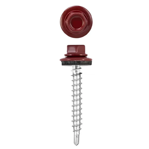 

Саморез кровельный FIXXTOOLS крашенный RAL3005 красное вино 4.8х29мм 15шт