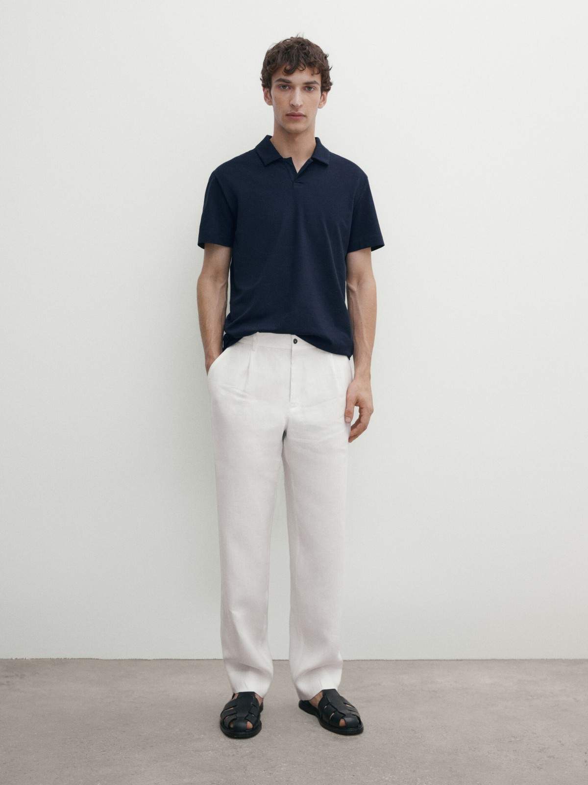 

Футболка мужская Massimo Dutti 0711/210-I2024 синяя M, Синий, 0711/210-I2024