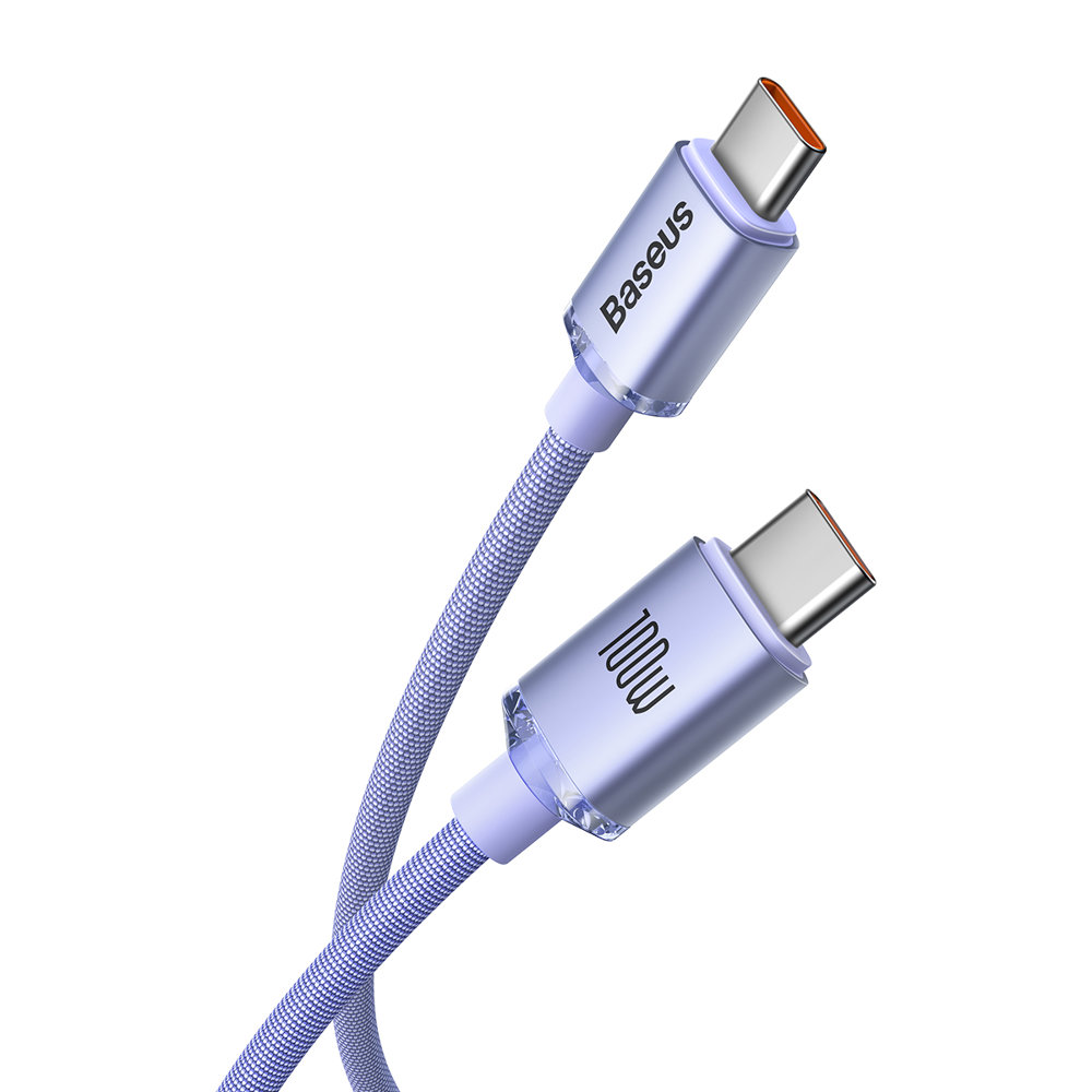 

Кабель usb type-c - usb type-c Baseus CAJY000705 2 м сиреневый, CAJY000705