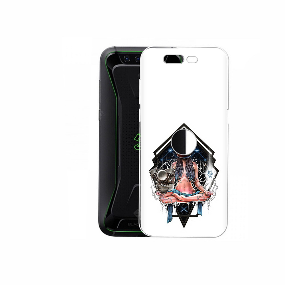 

Чехол MyPads Tocco для Xiaomi Black Shark красивая девушка в шлеме (PT144492.337.406), Прозрачный, Tocco