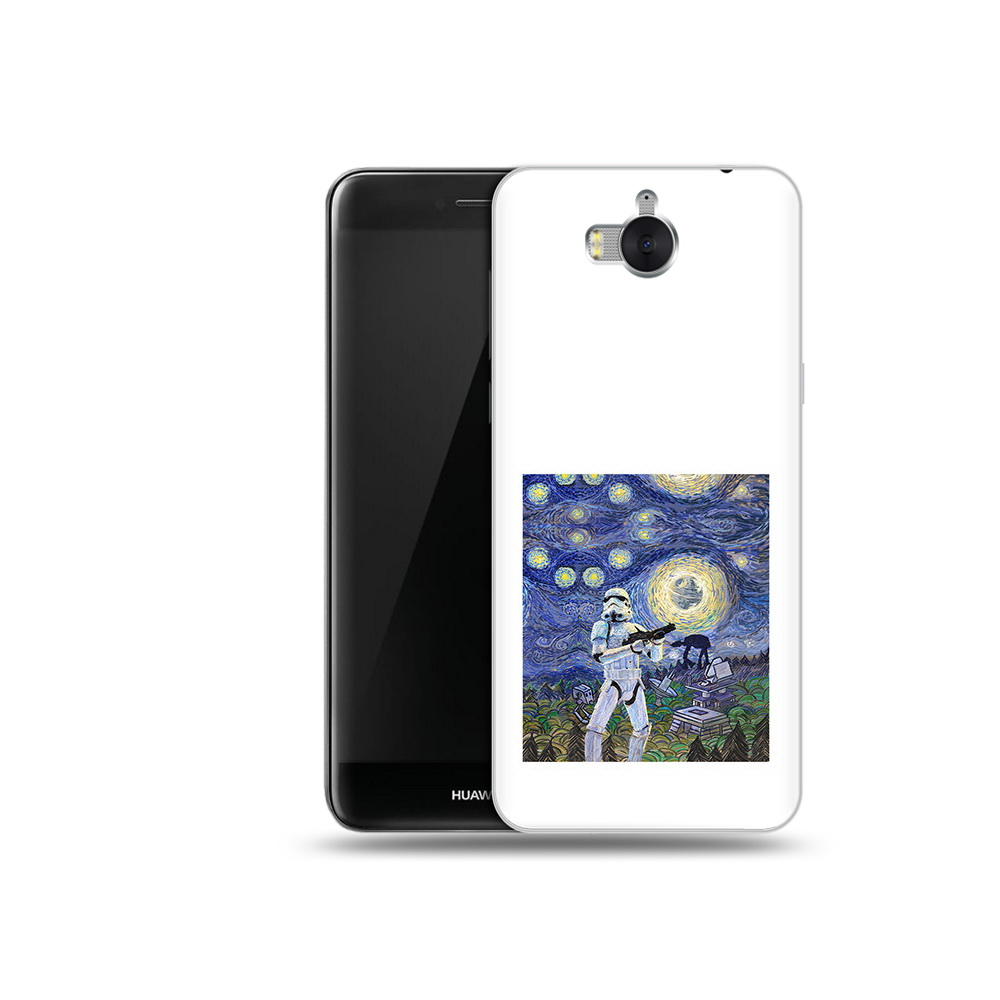 

Чехол MyPads Tocco для Huawei Y5 star wars звездная ночь (PT91582.58.23), Прозрачный, Tocco