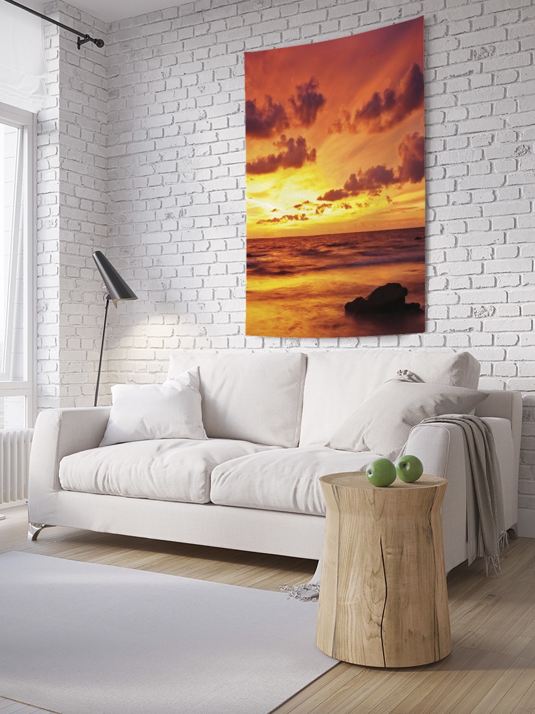 

Вертикальное фотопанно на стену JoyArty Нежный закат 150x200 см, Нежный закат