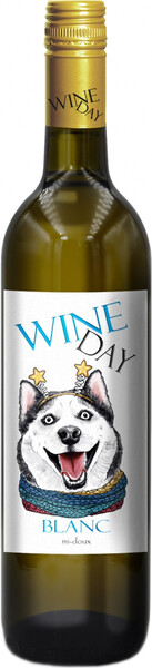 

Вино "Wine Day" Blanc Mi-doux, 0,75 л