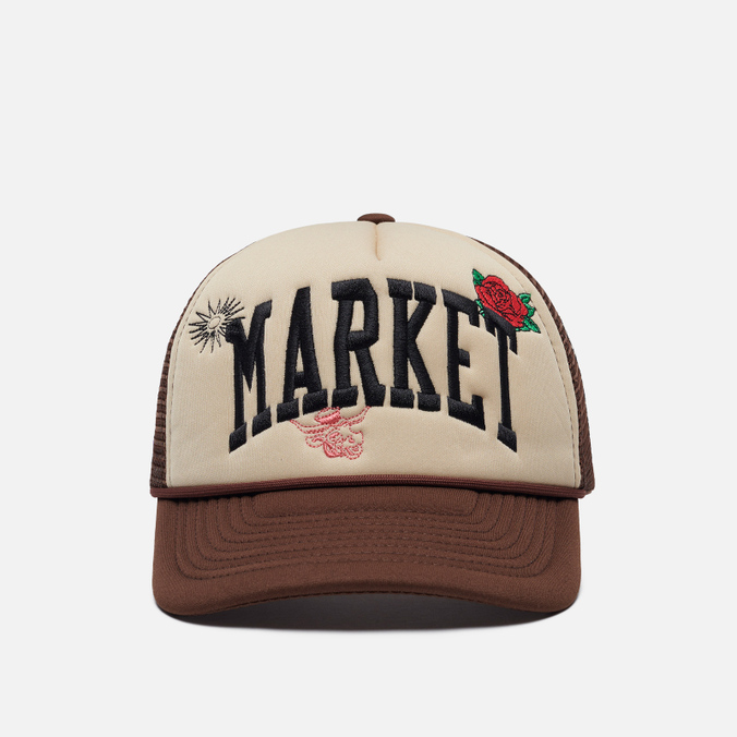 

Бейсболка мужская MARKET Varsity Hand-Drawn Trucker, коричневый, Varsity Hand-Drawn Trucker