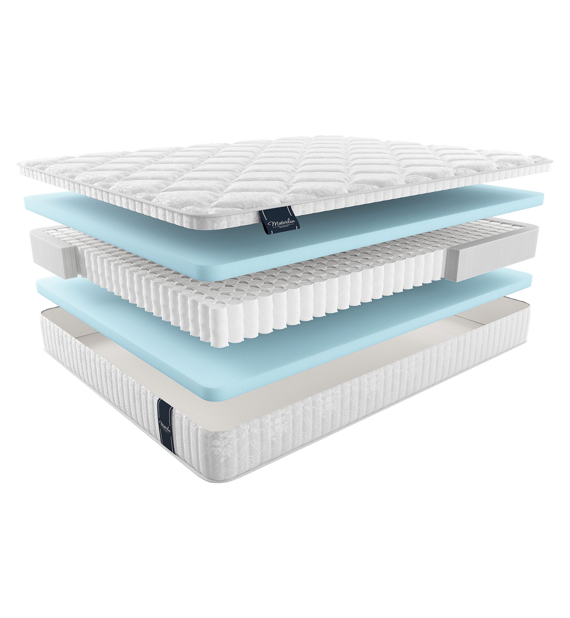 

Матрас Materlux Comfort Viola Light 150х205, Бежевый;белый;серый;серебристый, Viola Light