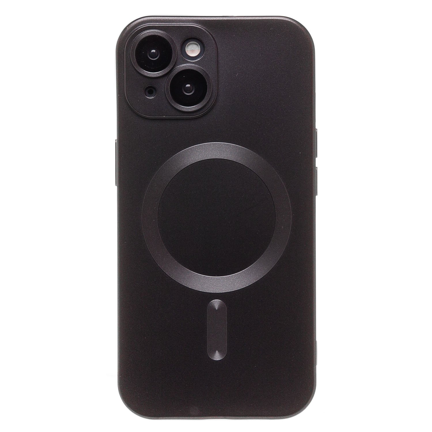 

Чехол для iPhone 15 силиконовый Matte MagSafe черный