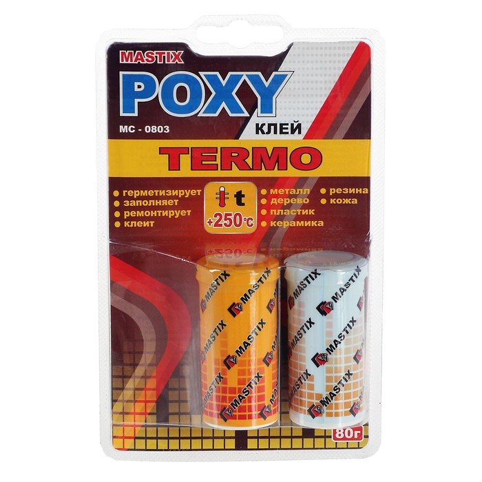 

Клей эпоксидный MASTIX TERMO, термостойкий, 80 г