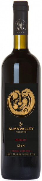 

Вино "Alma Valley" Reserve Merlot, 2019, 0,75 л