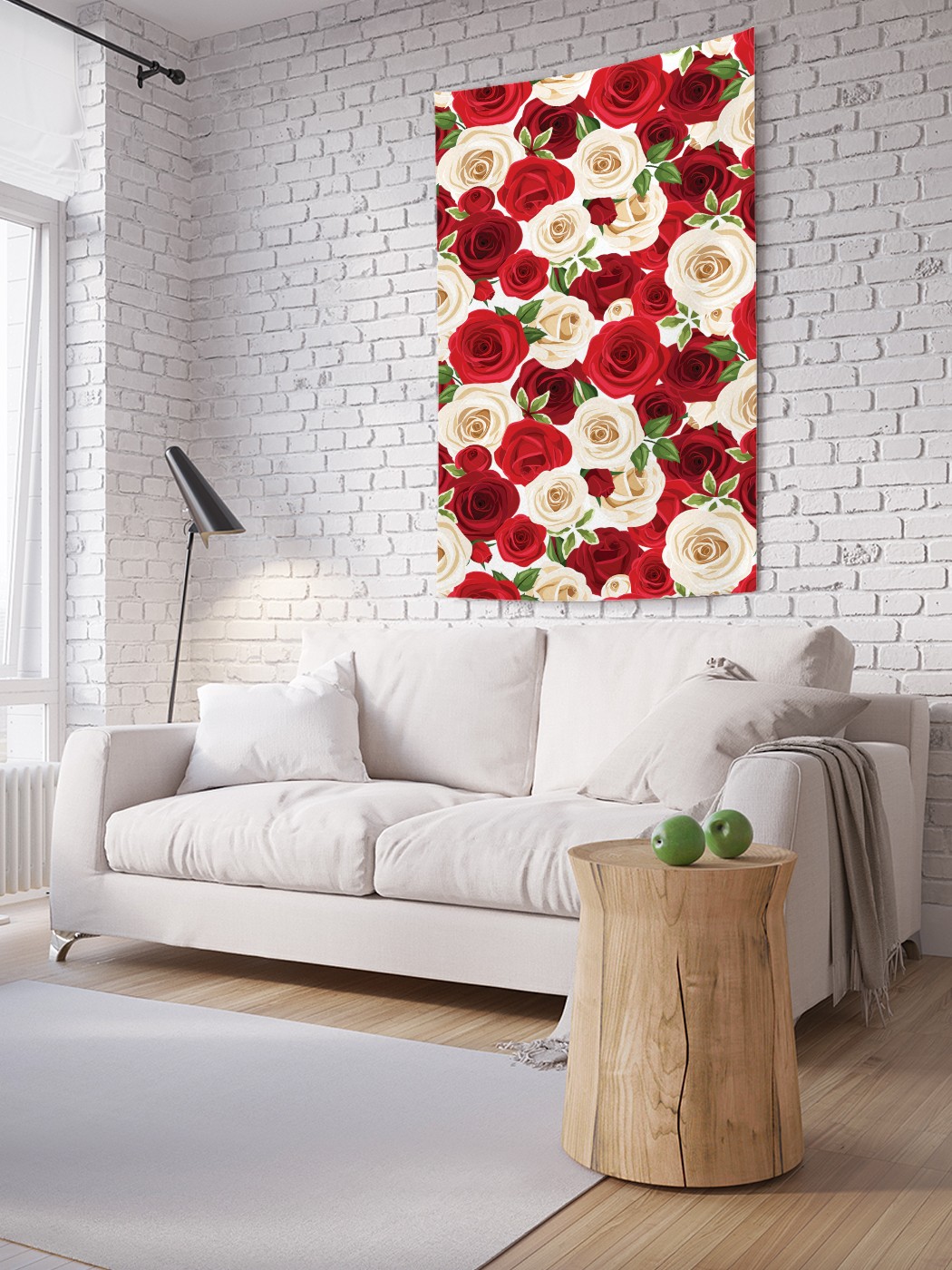 

Вертикальное фотопанно на стену JoyArty Галактика роз 150x200 см, Галактика роз
