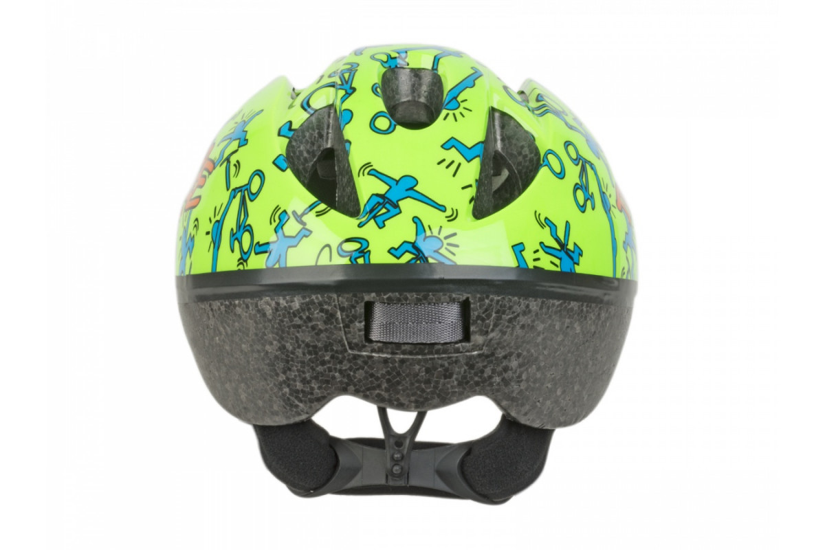 Шлем велосипедный 8-9090081 с сеточкой Trickie 153 Grn/Blu зелено-синий 49-56см AUTHOR
