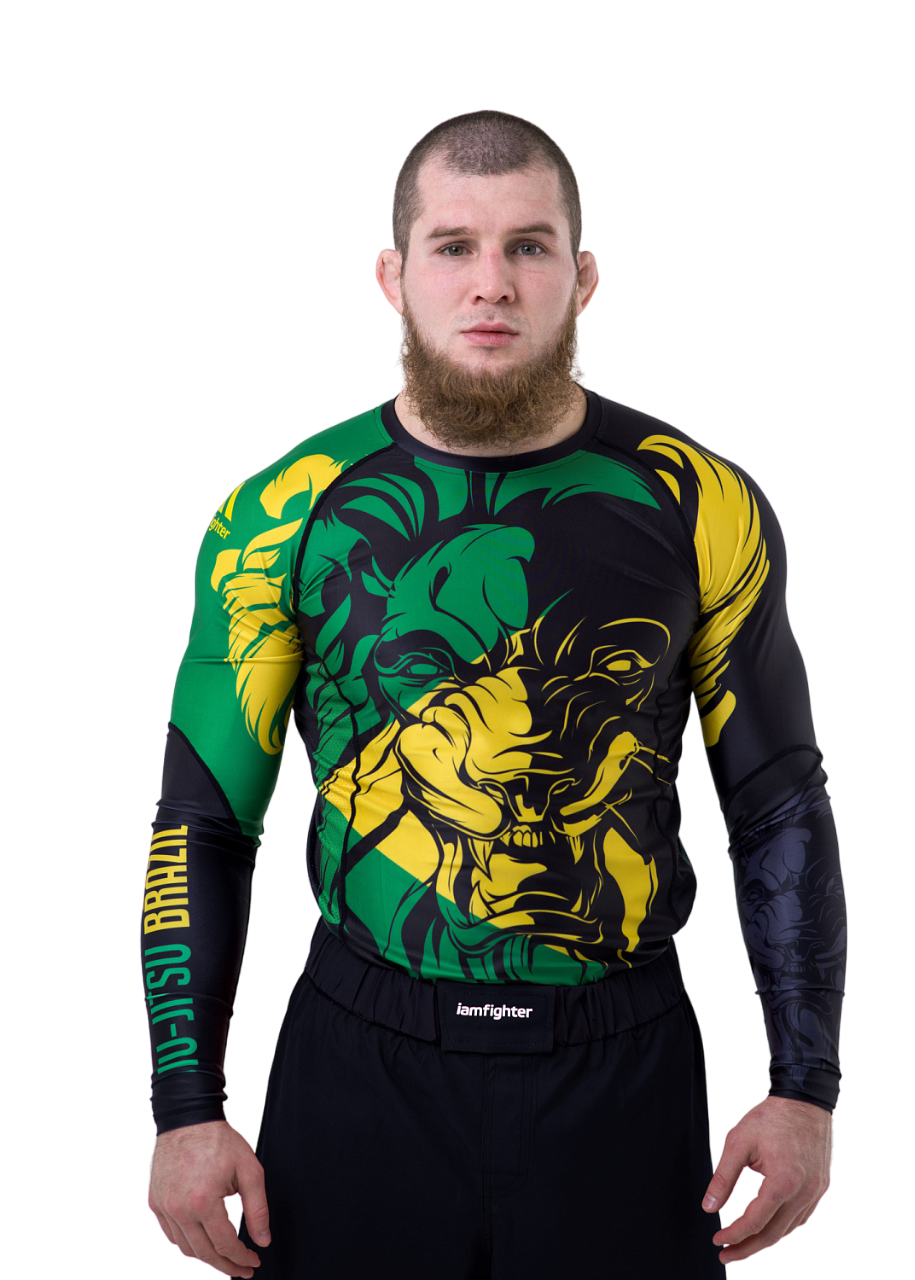 

Рашгард Iamfighter Jiu Jitsu р.2XL, черный, Желтый;зеленый;черный, Jiu Jitsu