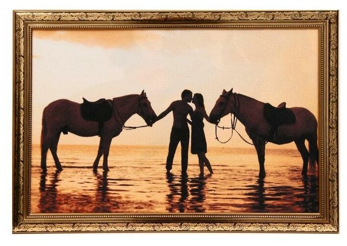 Сюжет Прогулка на закате, 44х64 см