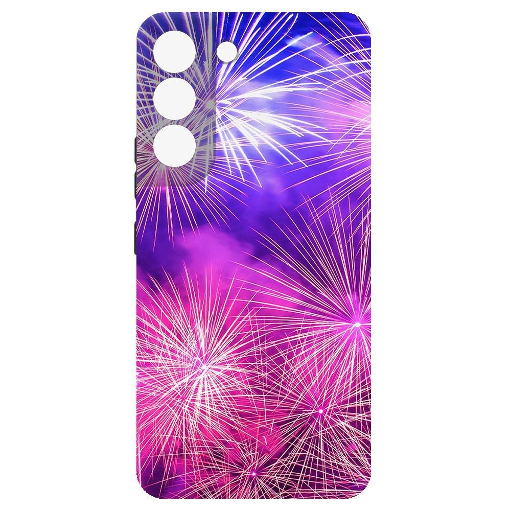 

Чехол-накладка Krutoff Софт Кейс Салют для Samsung Galaxy S22+ черный