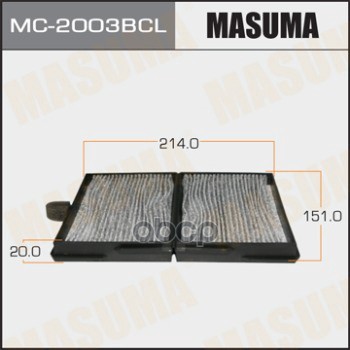 

Фильтр салона угольный MASUMA mc2003bcl