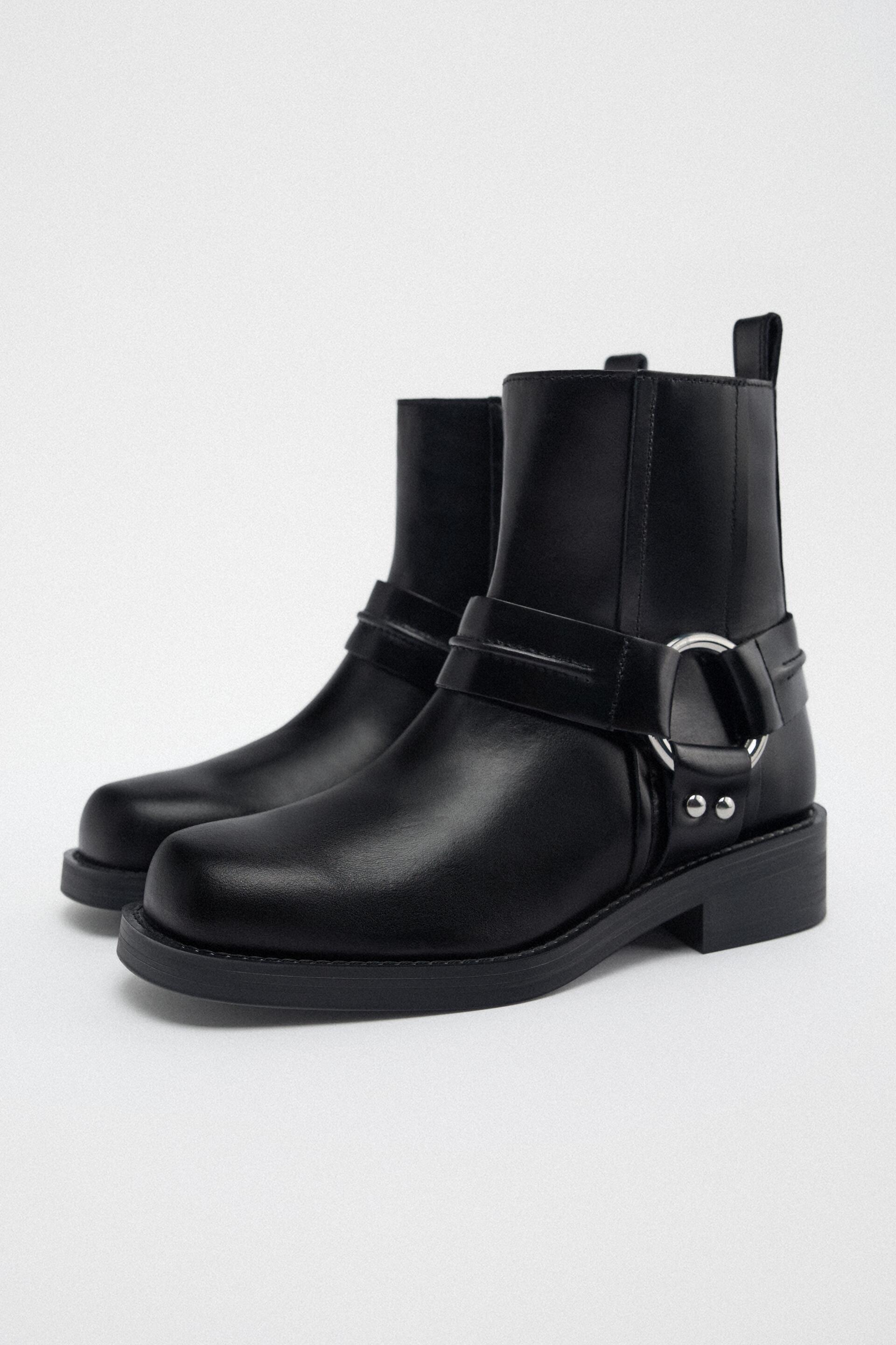 

Ботинки женские ZARA 11120010 черные 39 RU (доставка из-за рубежа), 11120010