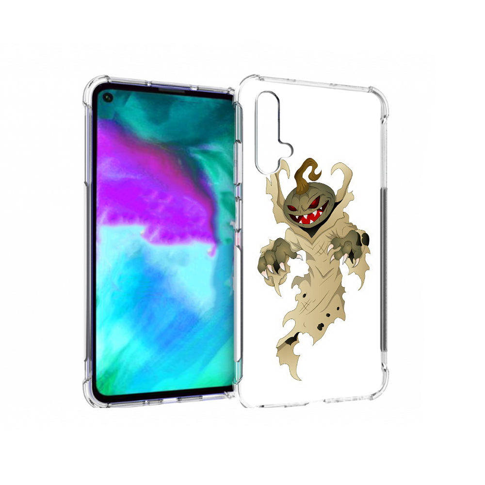 

Чехол бампер MyPads призрак хэллоуина для Huawei nova 5T противо, Прозрачный, Tocco