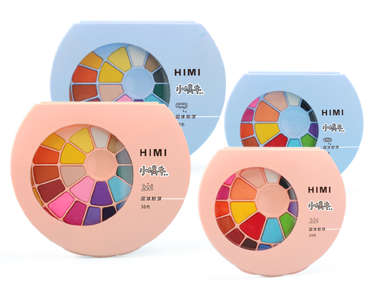 

Набор акварельных красок HIMI голубой 38 цветов, Разноцветный