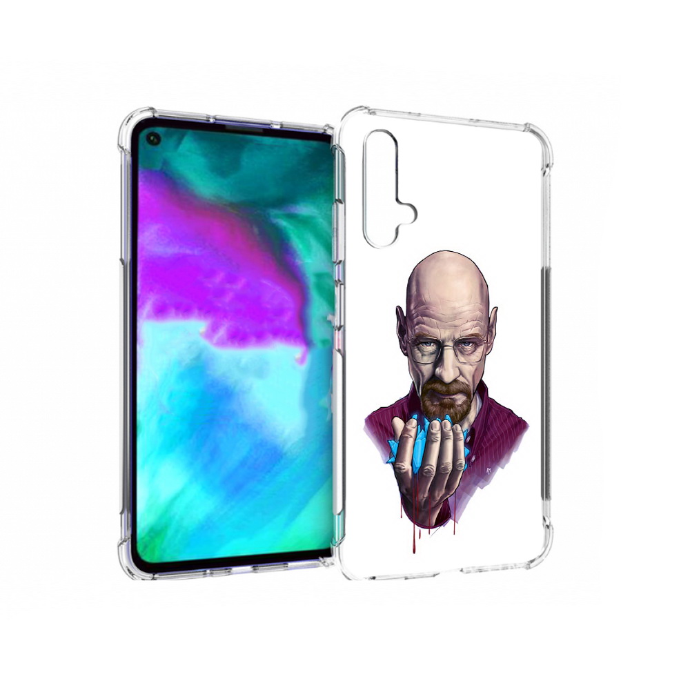 

Чехол бампер MyPads разработчик для Huawei nova 5T противоударный, Прозрачный, Tocco