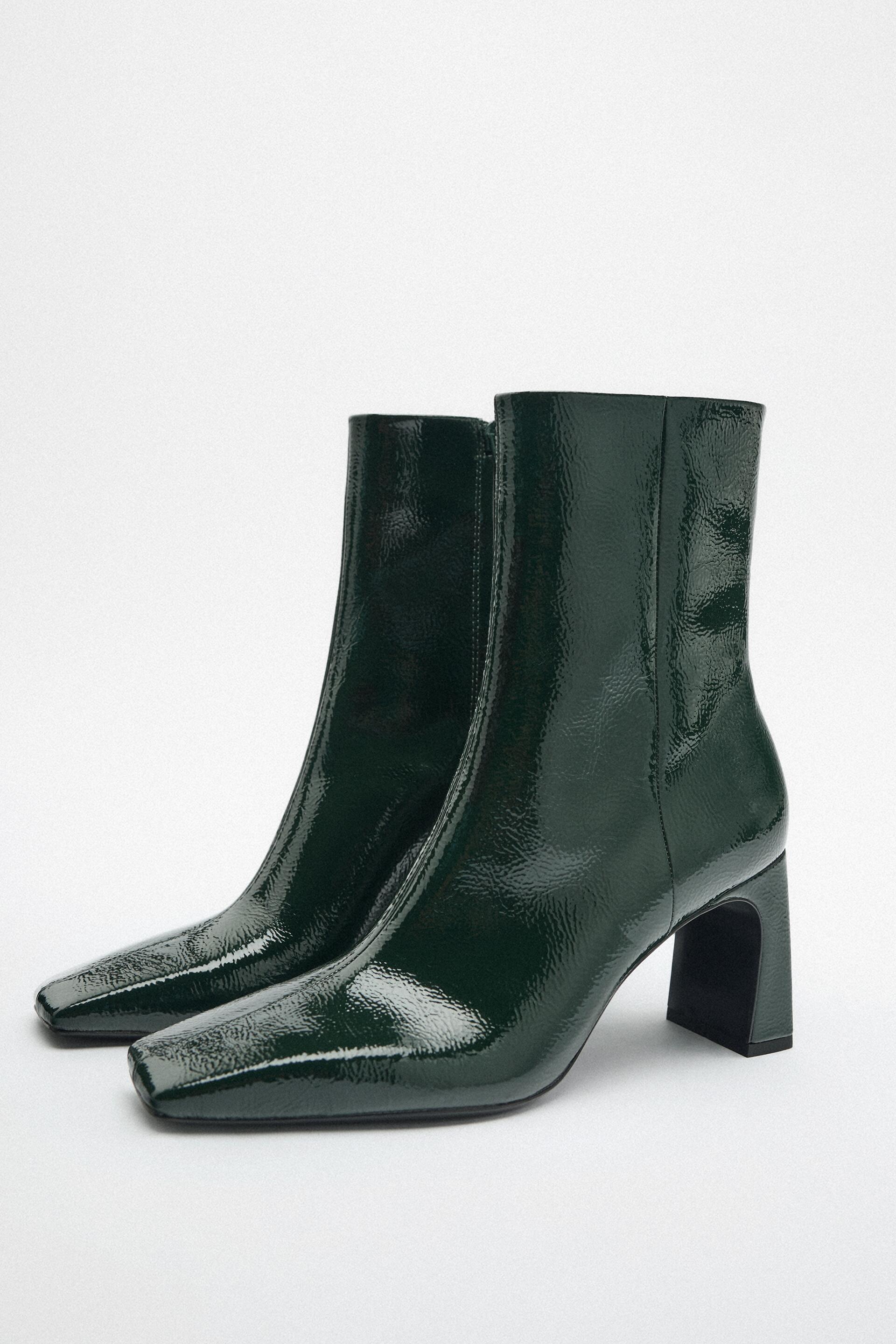 

Ботильоны женские ZARA 198669 зеленые 41 RU (доставка из-за рубежа), 198669