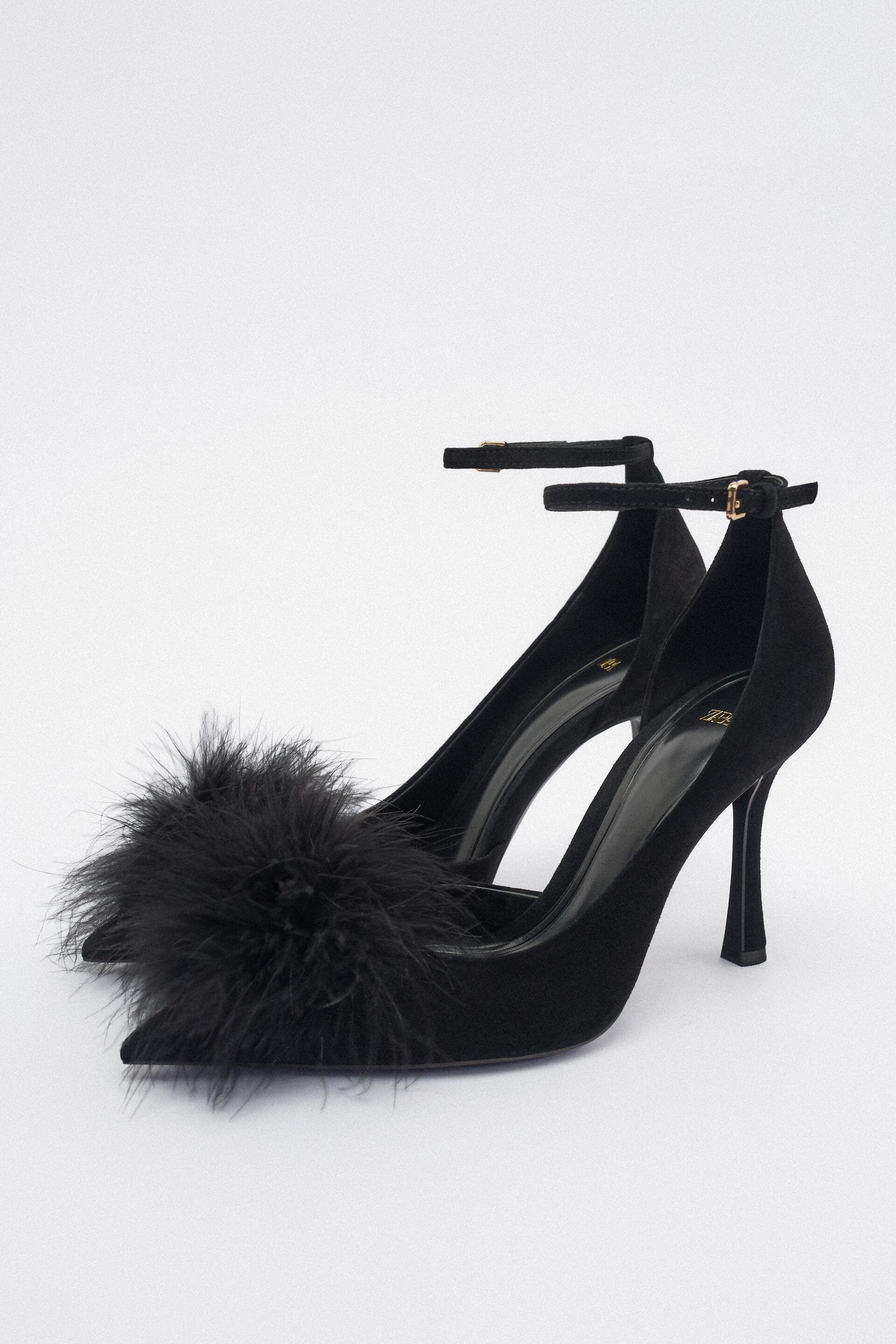 

Туфли женские ZARA 11201110 черные 38 EU (доставка из-за рубежа), 11201110