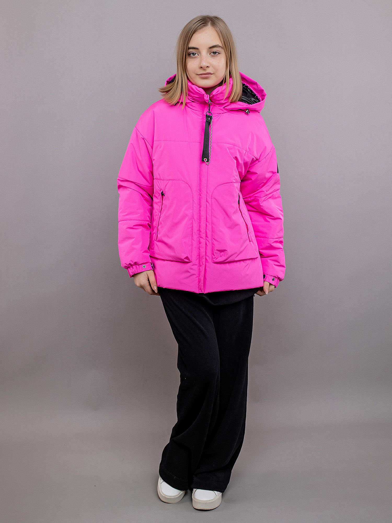 Куртка детская Batik Эффи, ярко-розовый, 152