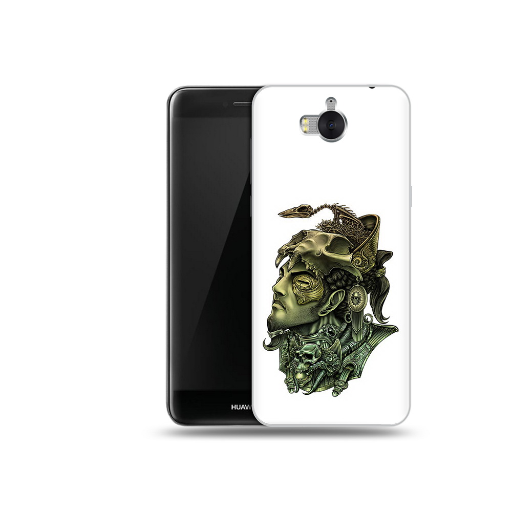 

Чехол MyPads Tocco для Huawei Y5 бронзовый воин (PT91582.58.248), Прозрачный, Tocco