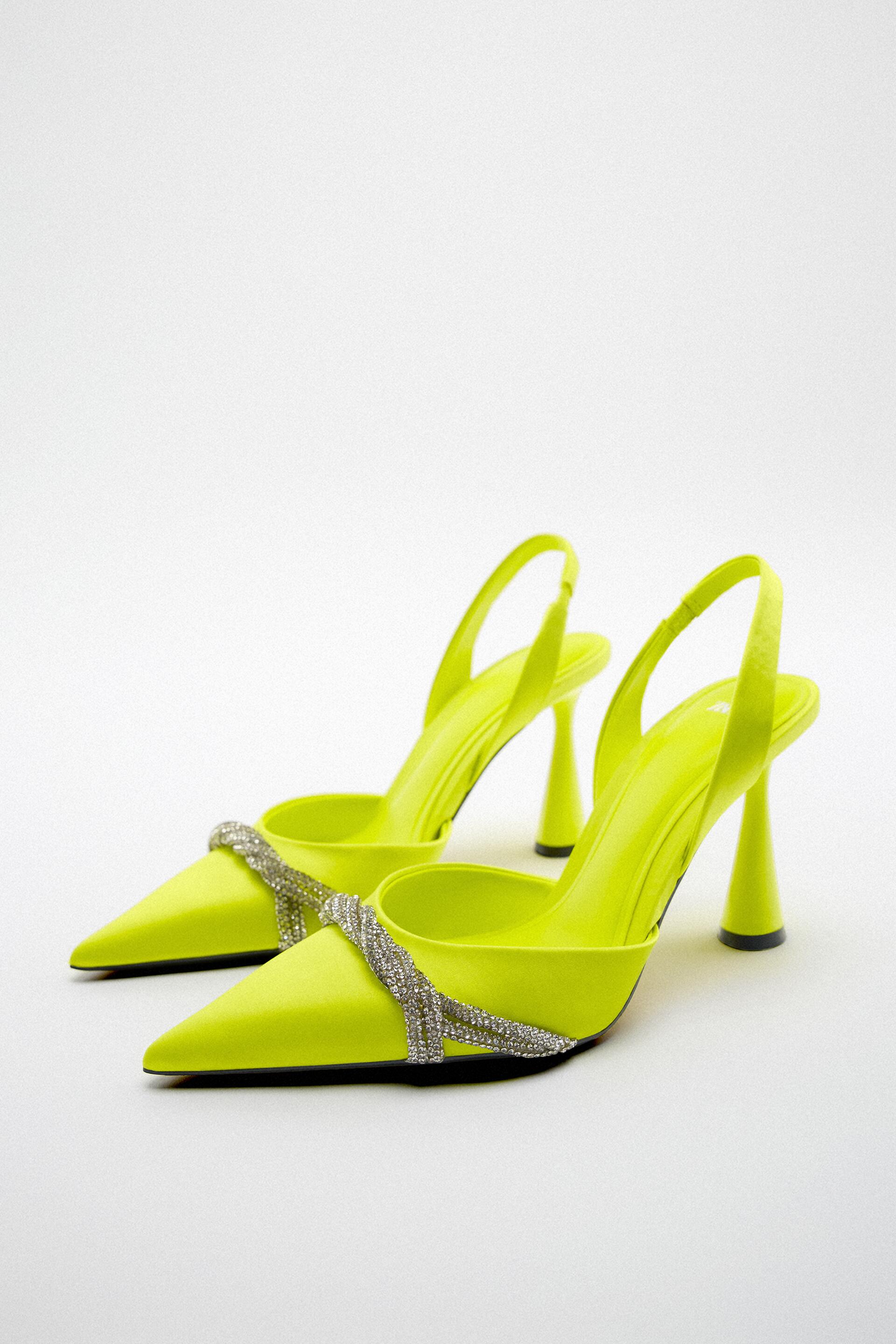 

Туфли женские ZARA 11207011 зеленые 37 RU (доставка из-за рубежа), 11207011