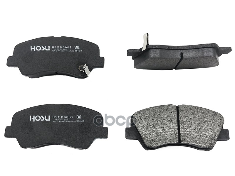 

Колодки Тормозные Перед Hyundai Solaris 10-/Creta 15-/Kia Rio 10- HOSU арт. HSBR0001