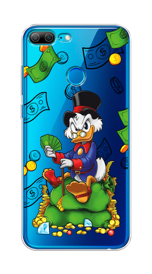 

Чехол на Honor 9 Lite "Scrooge Richness", Черный;синий;зеленый, 64250-1