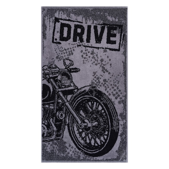 

Полотенце махровое Drive 50х90см, пестроткань, 360гр/м, хл 100%, men collection