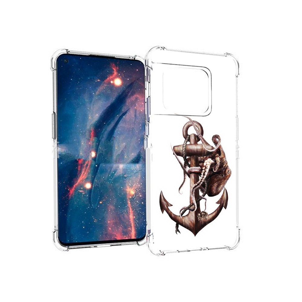 

Чехол MyPads Tocco для OnePlus 10 Pro ржавый якорь (PT224239.133.579), Прозрачный, Tocco