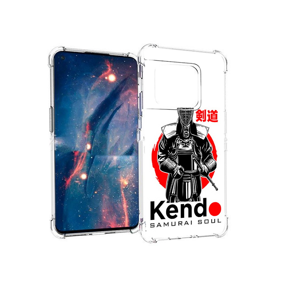 

Чехол MyPads Tocco для OnePlus 10 Pro рисованый самурай (PT224239.133.581), Прозрачный, Tocco