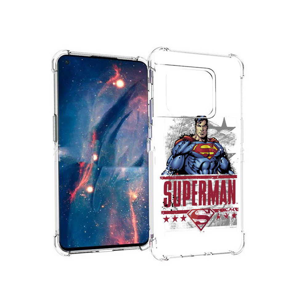 

Чехол MyPads Tocco для OnePlus 10 Pro рисунок супермен (PT224239.133.583), Прозрачный, Tocco